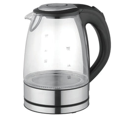 Megachef MGKTL-1761 1.7 Litre Glass & Stainless Steel Electric Tea Kettle